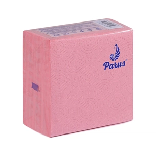 Серветки столові Parus 1 шар 33х33 см Рожеві 100 шт. (4820205440342) зображення 1