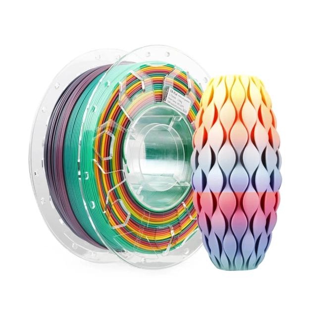 Пластик для 3D-принтера Creality PLA 1кг, 1.75мм, rainbow (3301010010) - изображение 1