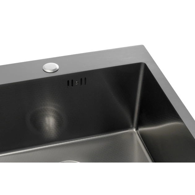 Мойка кухонная GRANADO Galera S201 black honeycomb (GS02201BH) - изображение 8