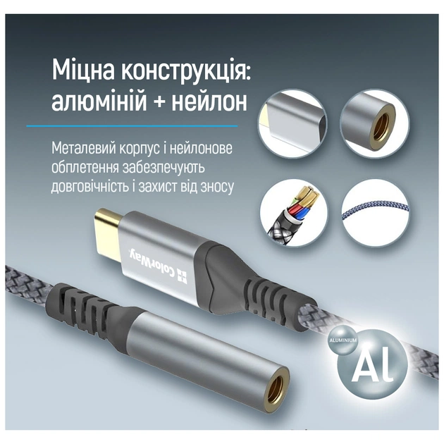 Адаптер USB-C + USB A to RJ45 Ethernet 1000Mbps ColorWay (CW-AD-CRG) - picture 10