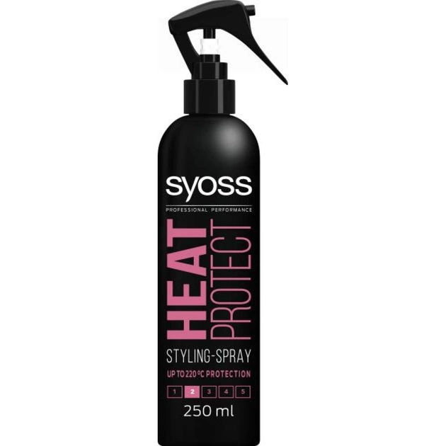 Спрей для волосся Syoss термозахисний Heat Protect (фіксація 2) 250 мл (4015000541947) - зображення 1