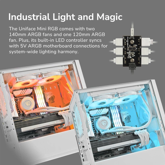 Корпус для ПК Cougar UNIFACE MINI RGB White - изображение 11