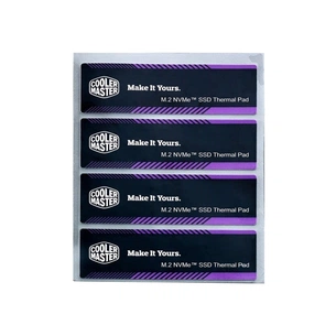 Термопрокладка CoolerMaster Thermal Pads M.2 SSD 60x18x0.5mm 4 in 1 kit (CMA-TNCLP4XXBK1-GL) зображення 1