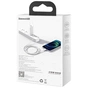 Дата кабель USB-C to Lightning 2.0m 20W white Baseus (CATLYS-C02) - уменьшенное изображение 5