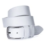 Ремінь Grande Pelle Шкіряний ремінь Білий (00917) - зменшене зображення 1