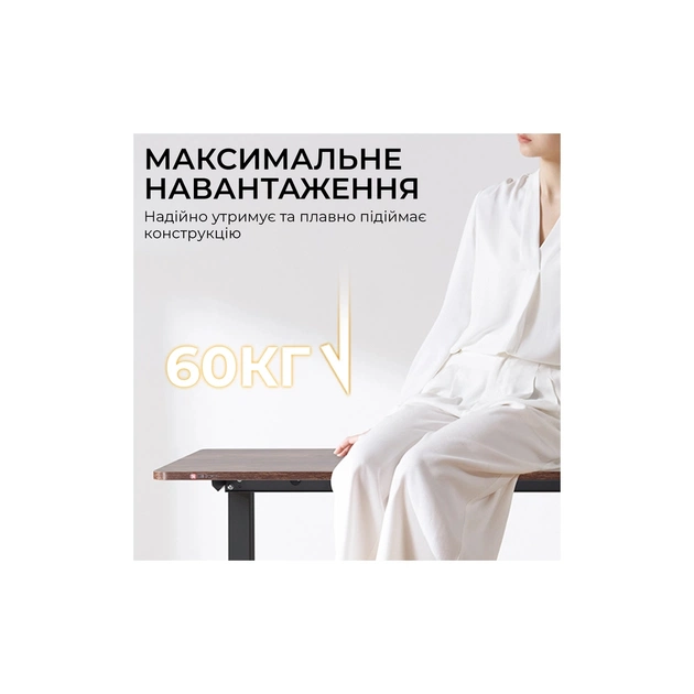 Комп'ютерний стіл Sihoo D03 Walnut/Black (D03-104/D03-108) - picture 5