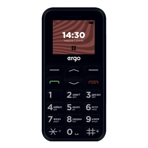 Мобільний телефон Ergo R181 Black зображення 1