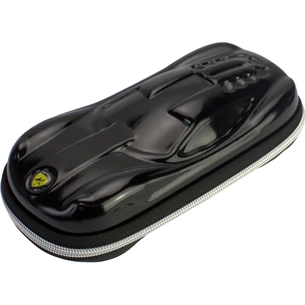 Пенал Cool For School з тисненням 1 відділення з відворотами Чорний (CF87291) зображення 1