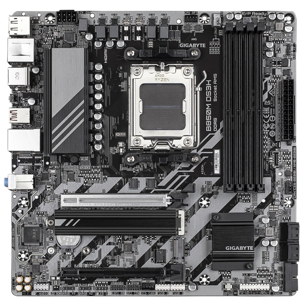 Материнська плата GIGABYTE B850M DS3H - зображення 1