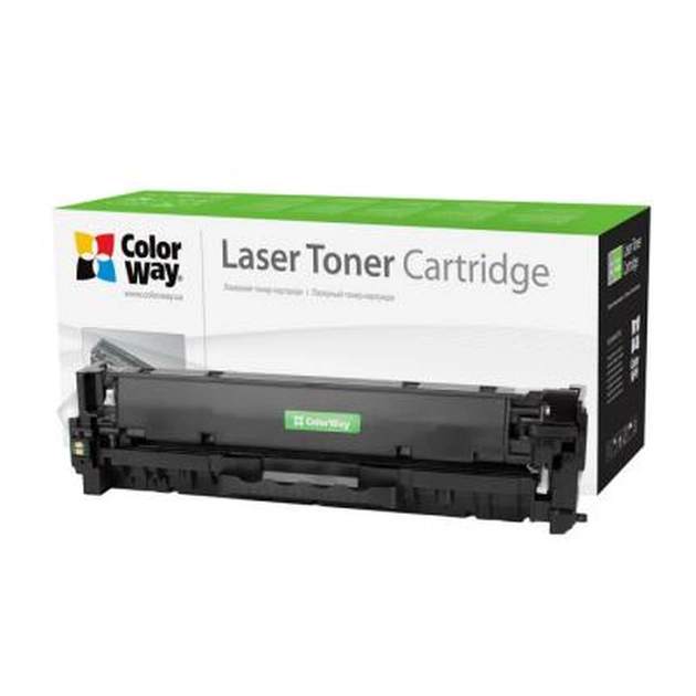 Картридж ColorWay для CANON 718 (HP СС532A) yellow LBP-7200/MF-8330/8350 (CW-C718YM) - изображение 1