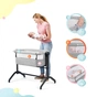 Ліжечко Kinderkraft приставна люлька Bea Grey (5902533917822) - зменшене зображення 9