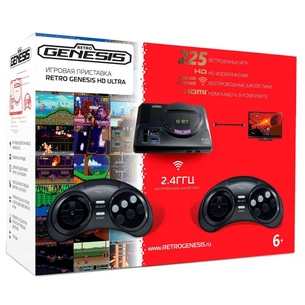 Ігрова консоль Retro Genesis 16 bit HD Ultra (225 ігор, 2 бездротових (ConSkDn73) зображення 1