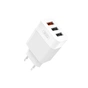 Зарядний пристрій XO QC 3.0 L72 30W (18W/1USB + 2.4A/2 USB) + cable Lightning White (XO-L72i-WH) - зменшене зображення 5