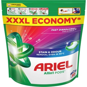 Капсули для прання Ariel Pods All-in-1 Color Для кольорового 50 шт. (8700216764285) изображение 1