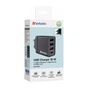 Зарядний пристрій Verbatim USB 30W PD3.0 4-ports black (49700) - зменшене зображення 7