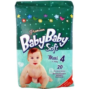 Підгузки BabyBaby Soft Premium Maxi 4 (7-18 кг) 20 шт (8588004865525) зображення 1