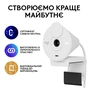 Веб-камера Logitech Brio 300 FHD White (960-001442) - зменшене зображення 8