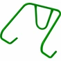 Санки Time Eco Сніжок Зелені (4820211100476GREEN) - зменшене зображення 3