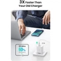 Зарядний пристрій Ugreen 2xUSB 40W PD (2xType-C) PD CD243 White (10343) - зменшене зображення 3