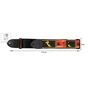 Ремінь для гітари Fender Strap 2" Monogrammed Black/Yellow/Red (20515) - зменшене зображення 2