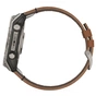 Смарт-годинник Garmin fenix 8 51mm,AMOLED,Sapphire, Bare Ti, Blk/Chsnt Lthr (010-02905-40) - уменьшенное изображение 5