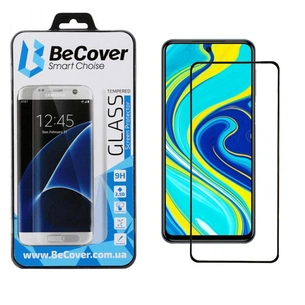 Скло захисне BeCover Xiaomi Redmi Note 9S / Note 9 Pro / Note 9 Pro Max Black (704835) зображення 1