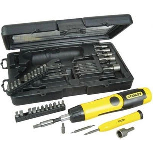 Набір викруток Stanley Pistol Grip Ratchet з храповим механ., 36 вставк. (0-63-038) изображение 1