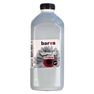 Чорнило Barva Epson universal 1, water-soluble, 1 кг BLACK (EU1-457) зображення 1
