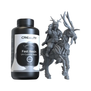 Фотополімерна смола Creality Resin, LCD Fast, 1кг, gray (3302180005) зображення 1