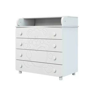 Комод-пеленатор Angelo Ведмедик з серцем (білий) 90х51х90 (14001) изображение 1