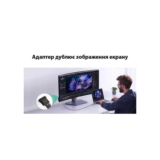 Перехідник DVI-D (24+1) male to HDMI female 1080p ST-Lab (U-994) - picture 9