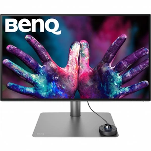 Монітор BenQ PD2725U DARK GREY (9H.LJXLA.TBE) зображення 1