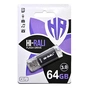 USB флеш накопичувач Hi-Rali 64GB Rocket Series Black USB 3.0 (HI-64GB3VCBK) - зменшене зображення 1