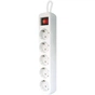 Мережевий подовжувач Defender S518 1.8 m 5 роз switch white (99241) - зменшене зображення 2
