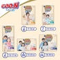 Підгузки GOO.N Premium Soft 12-20 кг розмір XL трусики 36 шт. (863229) - зменшене зображення 8
