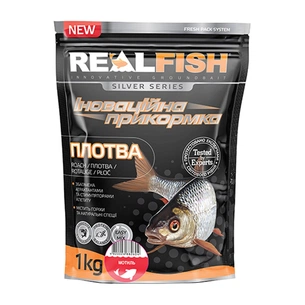 Прикормка Real Fish Silver Series Плотва Мотиль 1kg (809.00.35) зображення 1