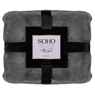 Плед Soho флісовий 200x230 см Pattern Темно - сірий (1025К) зображення 1