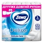 Туалетная бумага Zewa Deluxe белая 3 слоя 32 рулона (7322541343181) - уменьшенное изображение 1