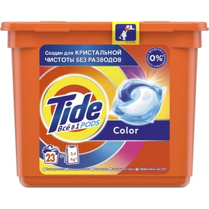 Капсули для прання Tide Все-в-1 Color 23 шт. (8001090758361) зображення 1