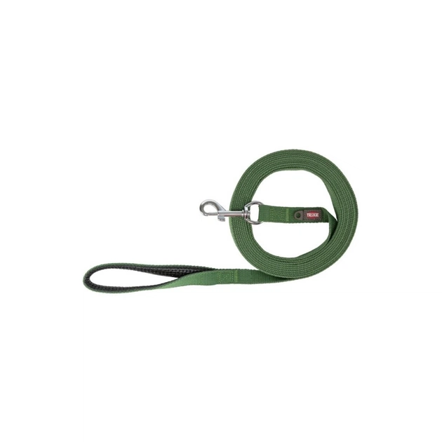 Поводок для собак Trixie Tracking leash хлопчатобумажный M 10 м 20 мм оливковый (4011905476124) - изображение 1