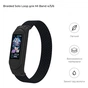 Ремінець до фітнес браслета Armorstandart Braided Solo Loop для Xiaomi Mi Band 7/6/5/4 Black size L (ARM58763) - зменшене зображення 3
