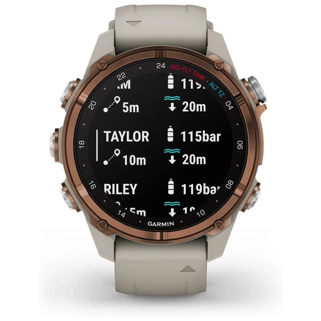 Смарт-годинник Garmin Descent Mk3i, 43mm, SKF12 PVD Ti/Fr Gry, Dive Computer, GPS дайвінг комп'ютер (010-02753-14) - picture 12