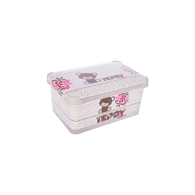 Контейнер для зберігання Violet House 0646 Decor Teddy 5 л (0646 DECOR TEDDY з/кр. 5 л) - picture 1