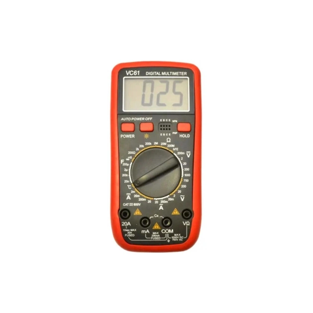 Цифровий мультиметр Voltronic VC-61 V, A, R, С (VC-61) - зображення 1