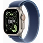 Смарт-годинник Apple Watch Ultra 3 GPS + Cellular 49mm Natural Titanium Case with Blue/Bright Blue Trail Loop - M/L (MEWU4QP/A) - зменшене зображення 1
