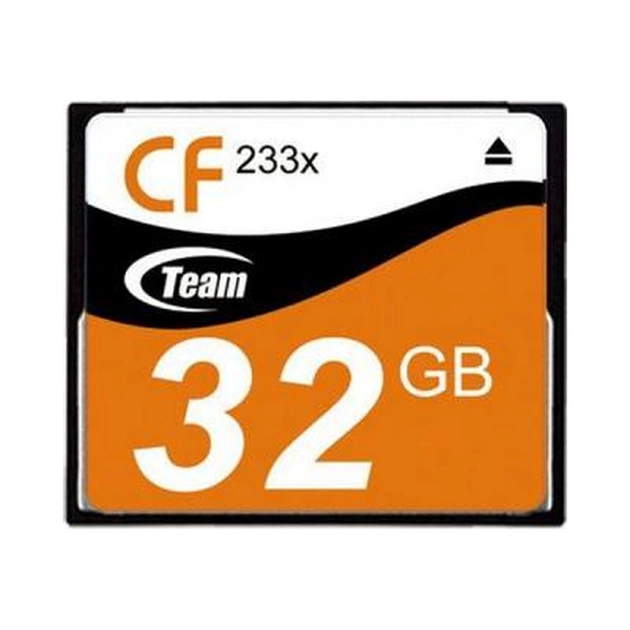 Карта пам'яті Team Compact Flash 32GB 233x (TCF32G23301) - зображення 1
