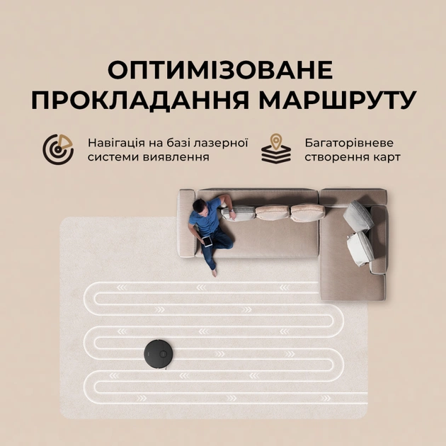 Пилосос Dreame Bot D20 White (RLD35GA) - picture 10