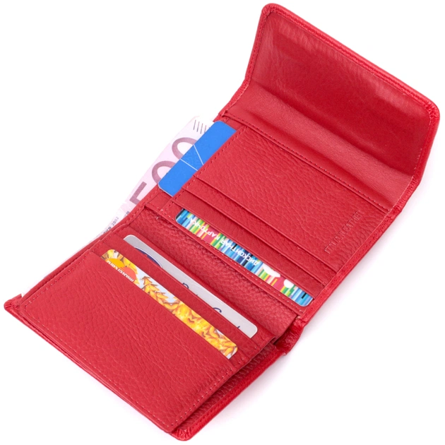 Кошелек ST Leather Из натуральной кожи Красный (19493) - изображение 7