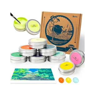 Гуашеві фарби Arrtx 9B, 9 кольорів (LC302925) зображення 1