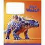 Тетрадь Школярик Star Dino world 12 листов клетка (012-3664K) - уменьшенное изображение 5